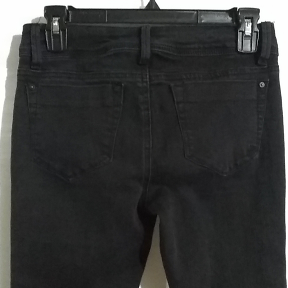 Indigo Rein Side Lace-Up Jeans Size 5/26 - Picture 6 of 8